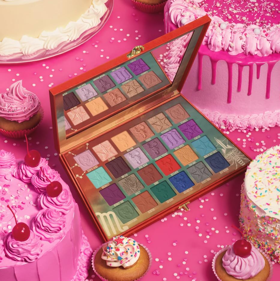 Jeffree Star Scorpio Eyeshadow Palette – 24 Rich Matte & Shimmer Shades | Vegan & Cruelty-Free, Limited Edition