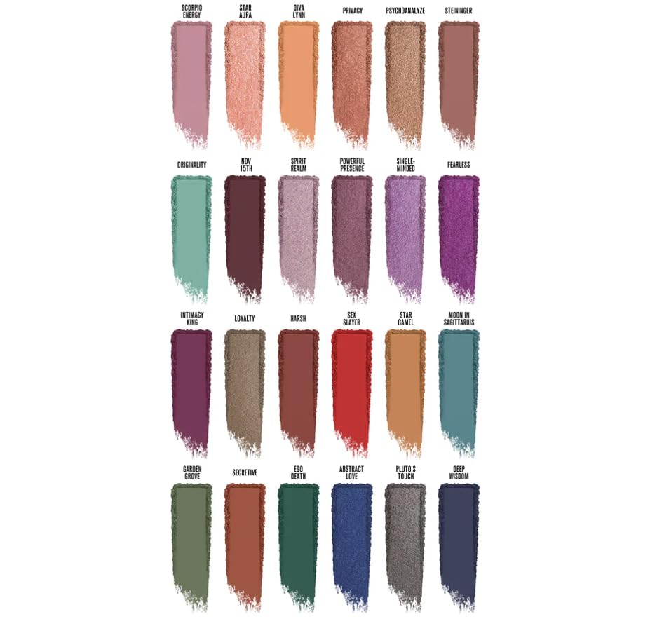 Jeffree Star Scorpio Eyeshadow Palette – 24 Rich Matte & Shimmer Shades | Vegan & Cruelty-Free, Limited Edition