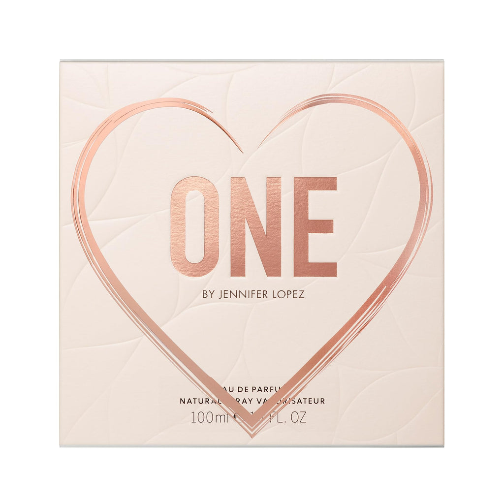 Jennifer Lopez One Eau de Parfum — Special Edition Heart Acetate Sleeve, 100 ml