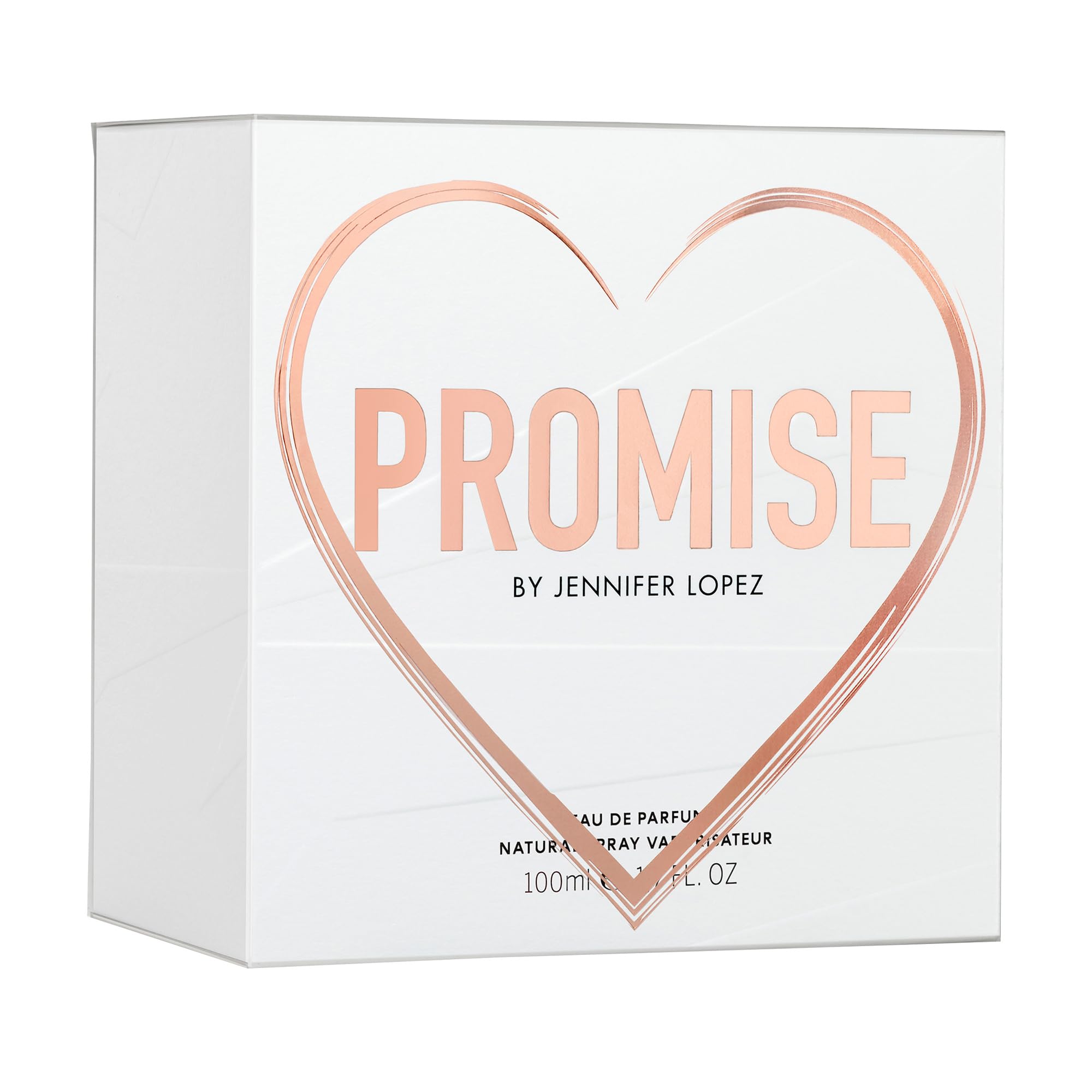 Jennifer Lopez Promise Eau de Parfum – 3.4 oz with Special Edition Heart Acetate Sleeve
