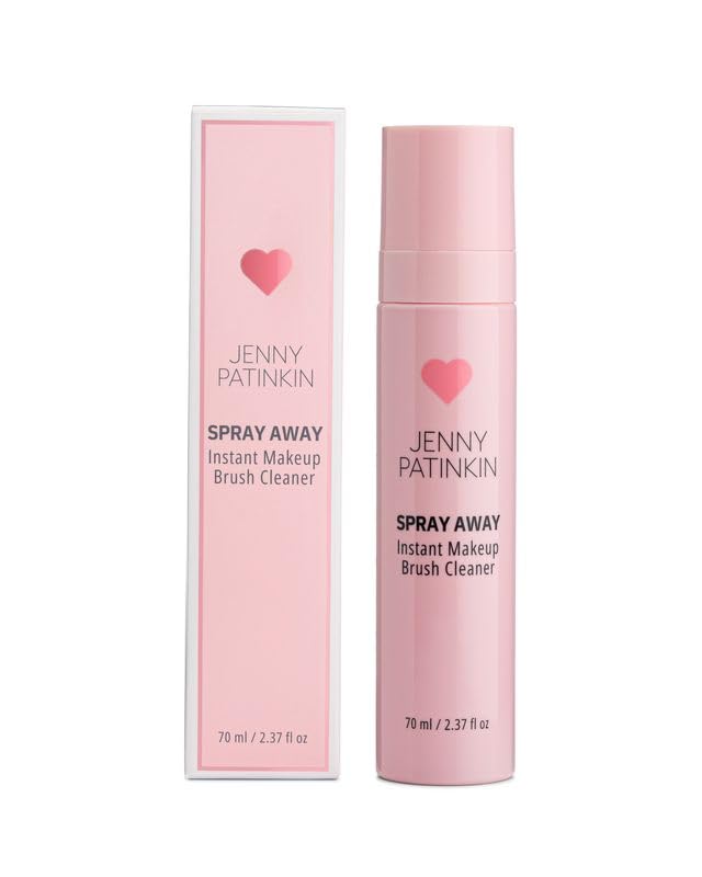 JENNY PATINKIN Instant Makeup Brush Cleaner Spray — Waterless, Quick-Drying Sanitizer for Brushes & Sponges (2.37 fl oz)