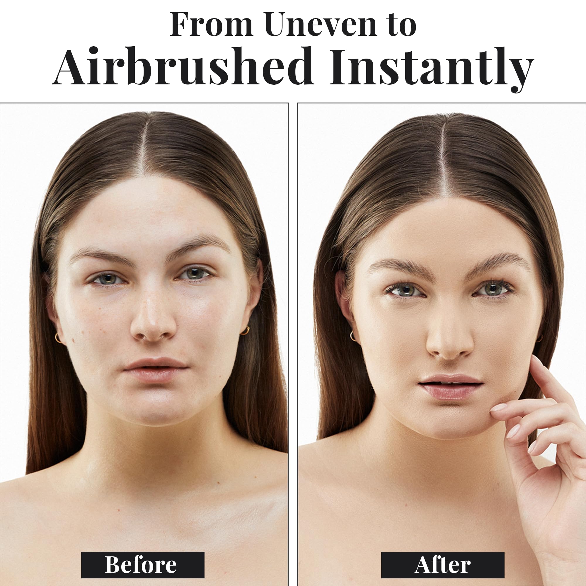 Jerome Alexander MagicMinerals AirBrush Foundation – 2-Piece Set (Medium Dark)