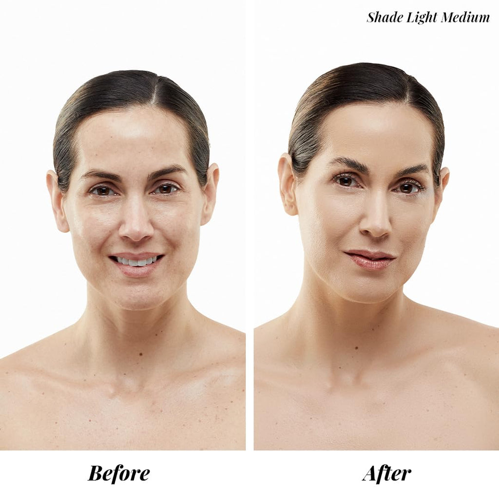 MagicMinerals AirBrush Foundation Set by Jerome Alexander – 3pc (Primer, Foundation, Kabuki Brush)