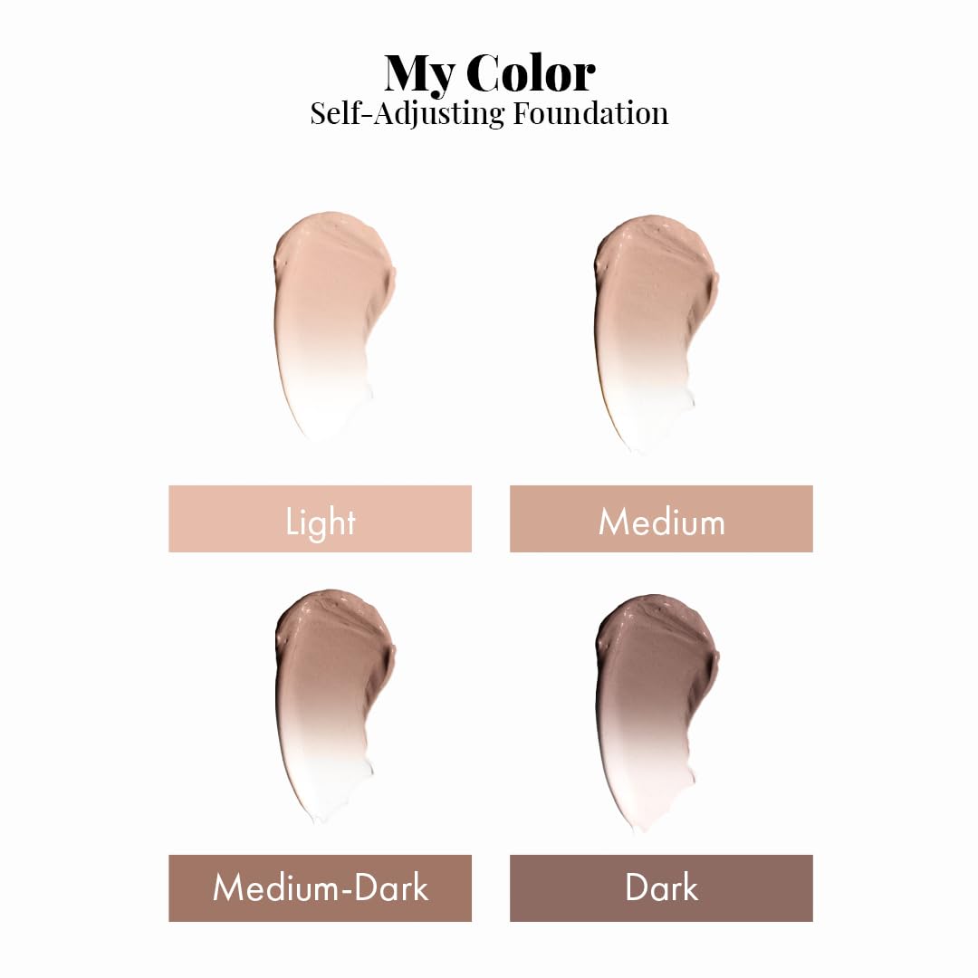 Jerome Alexander My Color 3PC Self-Adjusting Foundation Kit – Medium