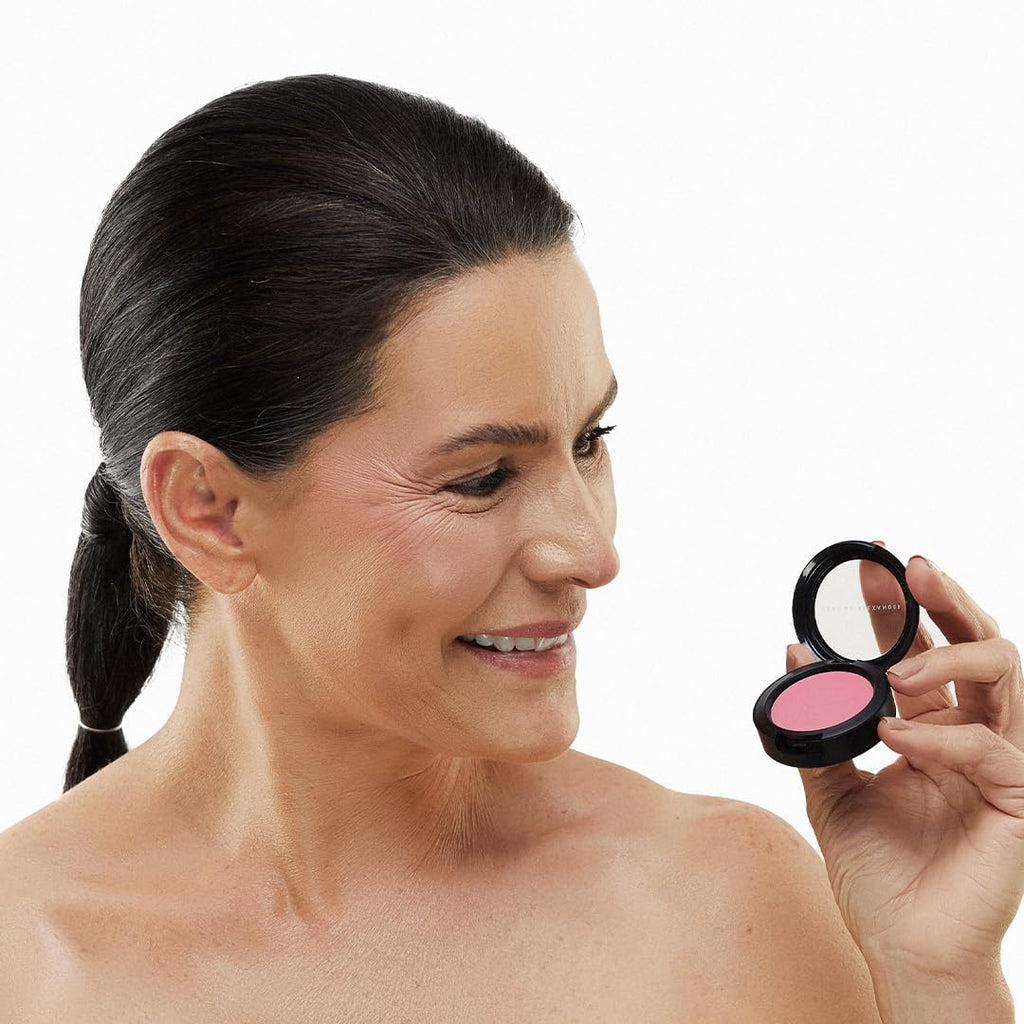 Jerome Alexander Blush 'n' Kiss Cream for Cheeks & Lips – Jam Shade | Creamy, Buildable Color