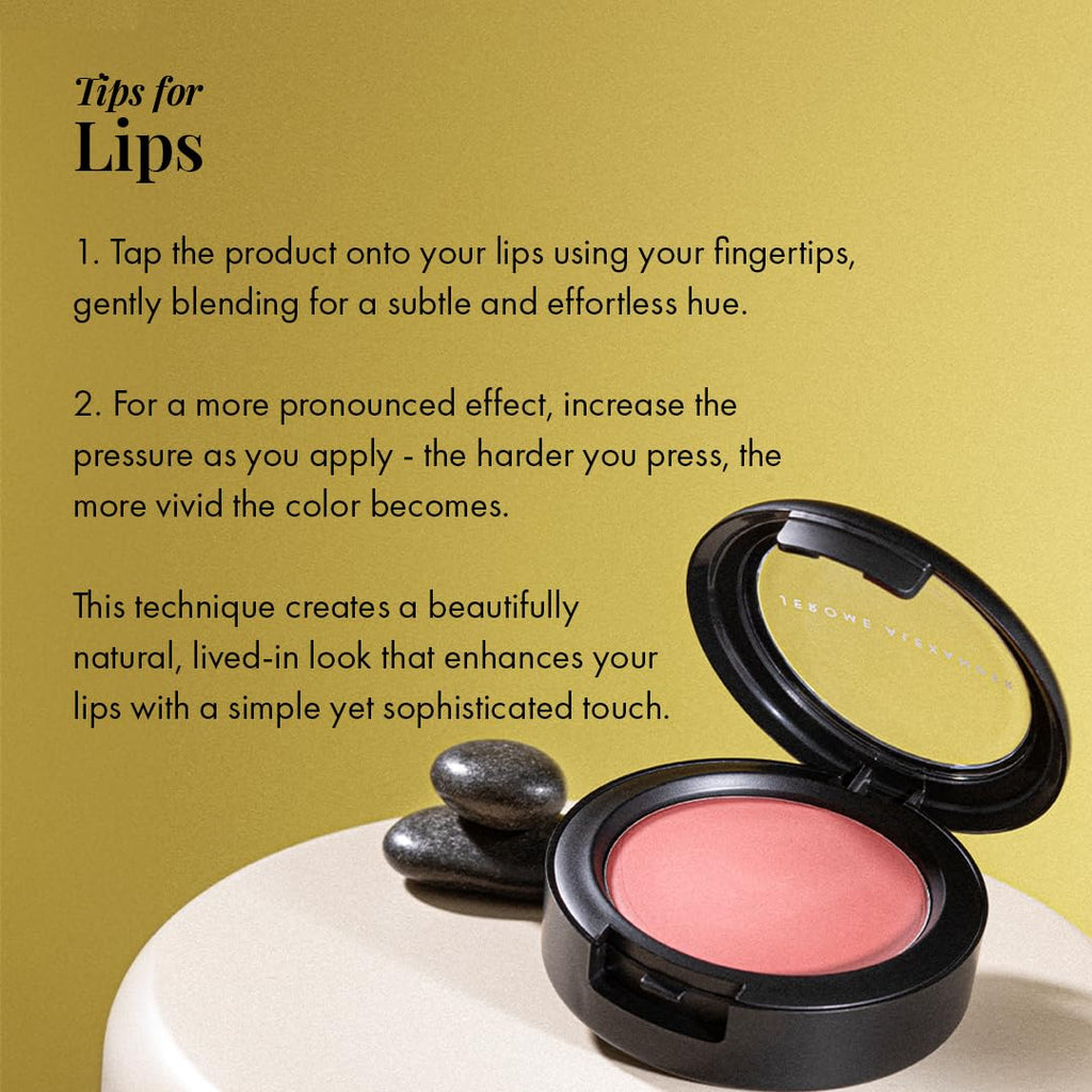 Jerome Alexander Blush ‘n’ Kiss Cream for Cheeks & Lips – Creamy, Lightweight Buildable Blush Balm in Watermelon