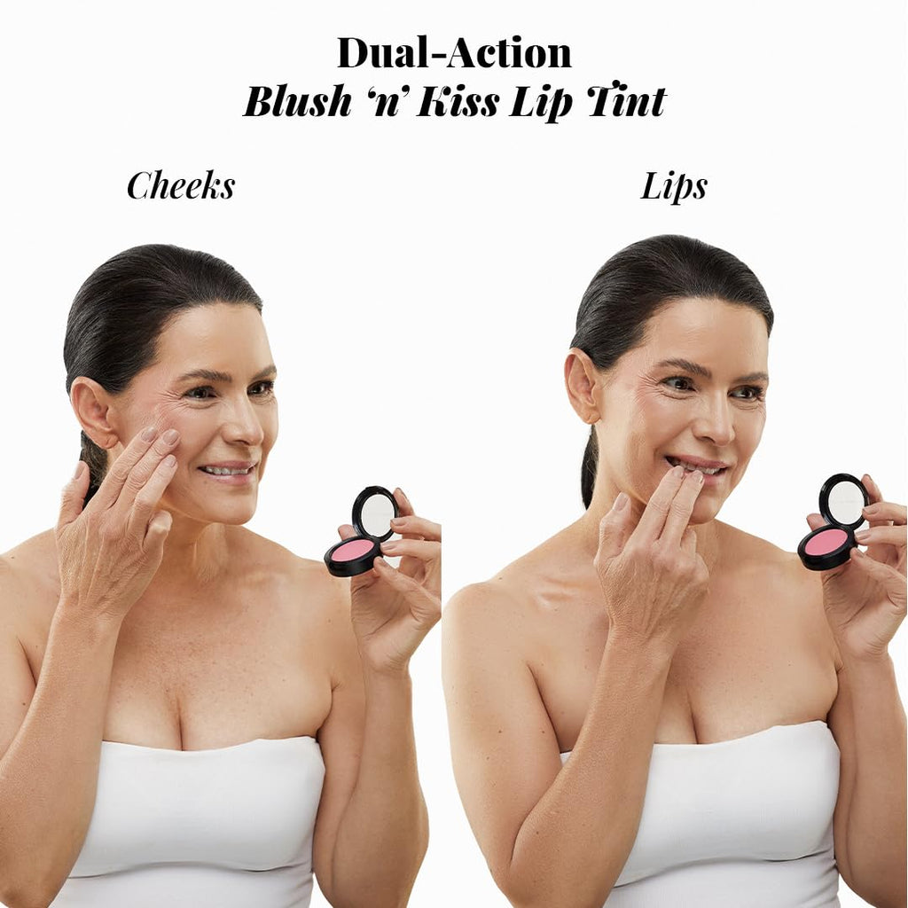 Jerome Alexander Blush ‘n’ Kiss Cream for Cheeks & Lips – Jam Shade