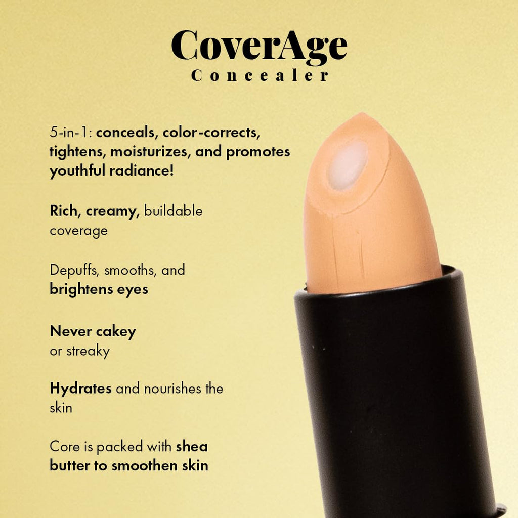 Jerome Alexander CoverAge Concealer Stick – 5-in-1 Anti-Aging Under-Eye Concealer & Skincare