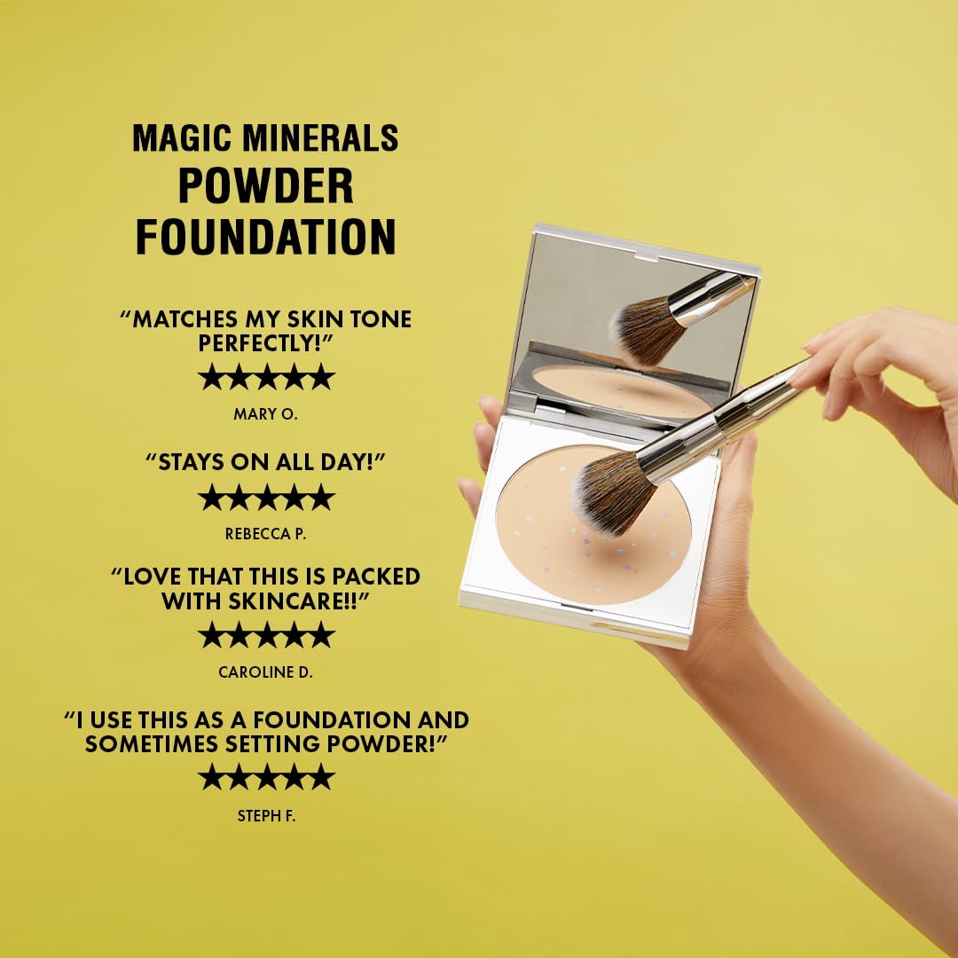 Magic Minerals Jumbo Powder Foundation by Jerome Alexander – Dark