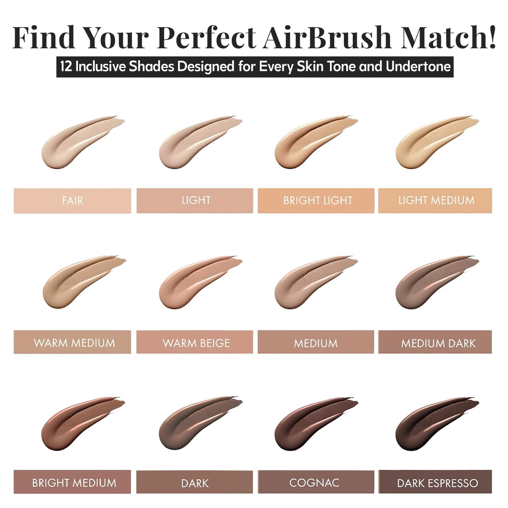 Jerome Alexander MagicMinerals AirBrush Foundation – 2-Piece Set (Warm Beige)