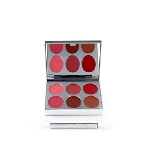 Jerome Alexander New Again Lipstick Palette & Retractable Brush – 6 Matte Shades