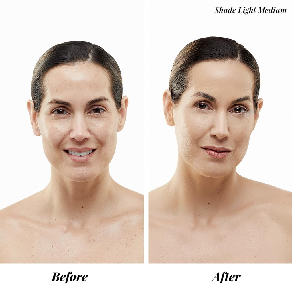 MagicMinerals AirBrush Foundation Set by Jerome Alexander – 3pc Set Includes AirFinish, Foundation and Kabuki Brush