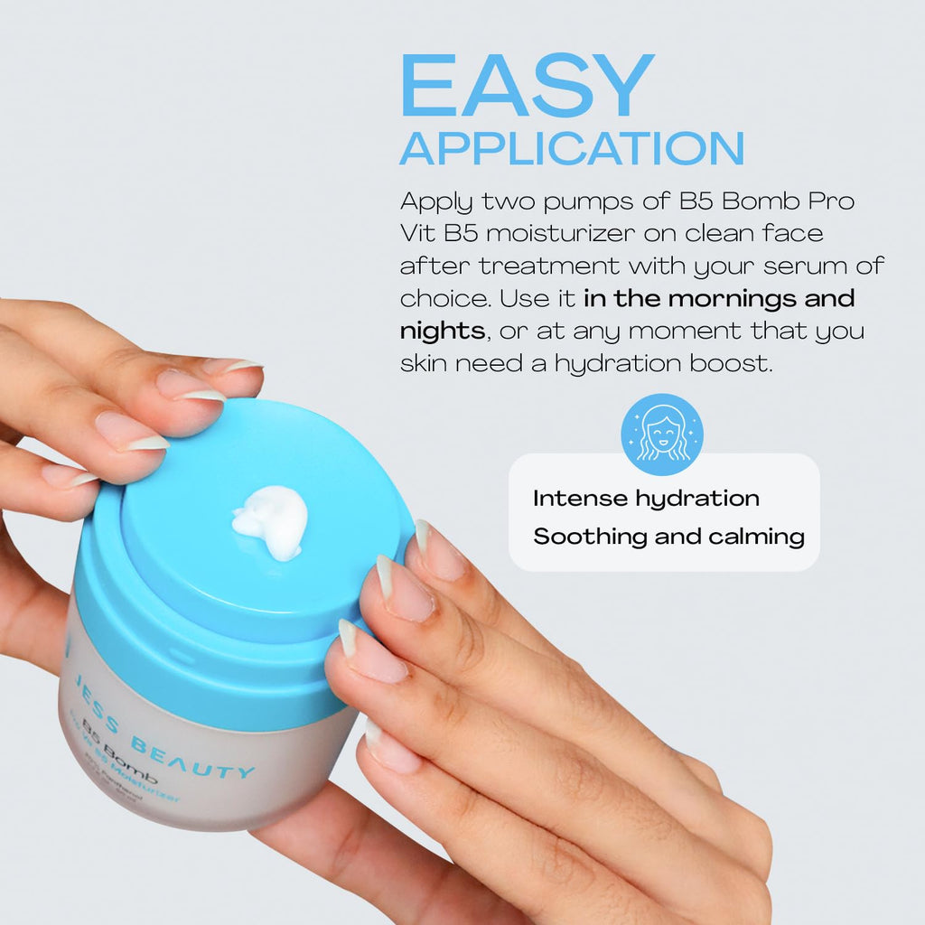 JESS BEAUTY B5 Bomb Pro Vitamin B5 Face Moisturizer | Deep Hydration 50 ml
