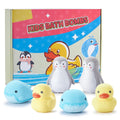 JET LAG 6-Pack Animal Bath Bombs – Kid-Friendly Handmade Fizzies