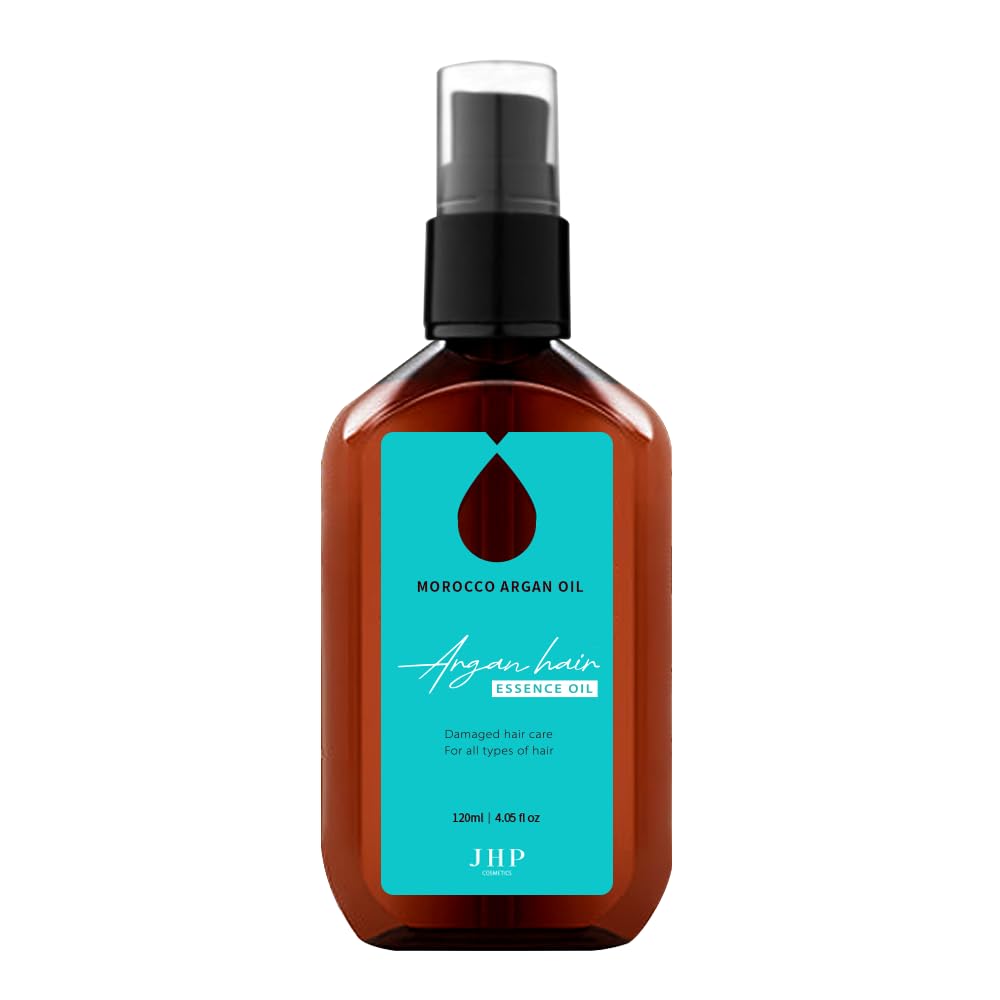 JHP Moroccan Argan Serum for Frizzy, Dry, Damaged Hair | Lightweight Hair Treatment