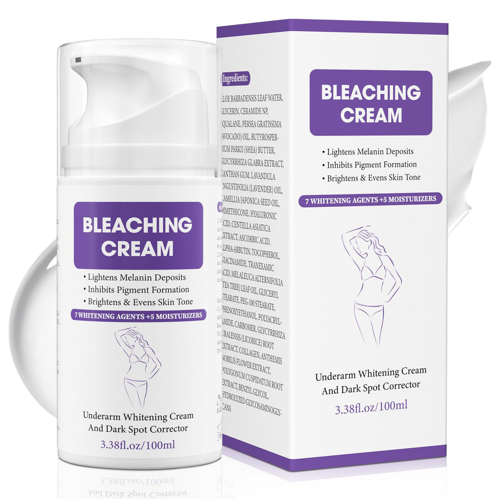 JIANLANPTT Skin Bleaching Cream – Dark Spot Remover for Face & Body (3.38 oz) with Vitamin C