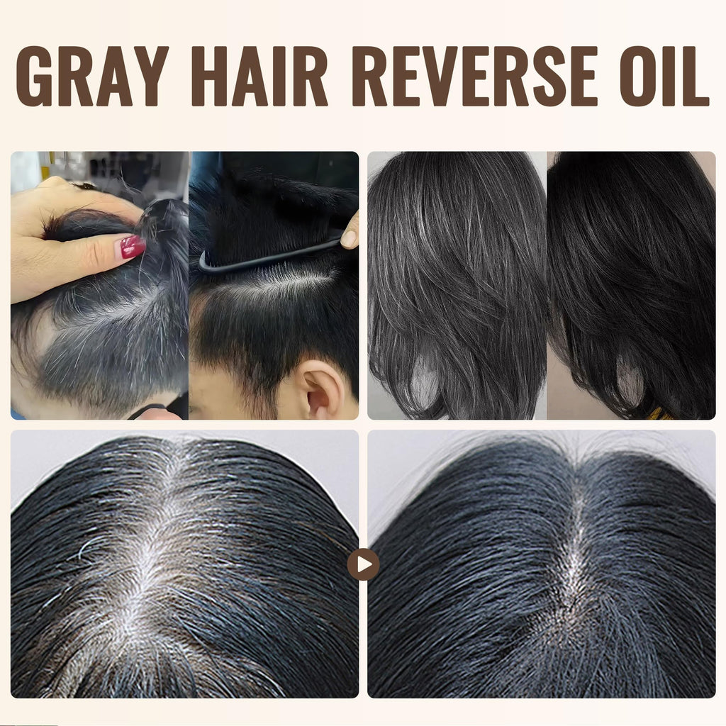 Jiaoming Gray Hair Reverse Oil with Usman Grass & Polygonum Multiflorum – Scalp Care