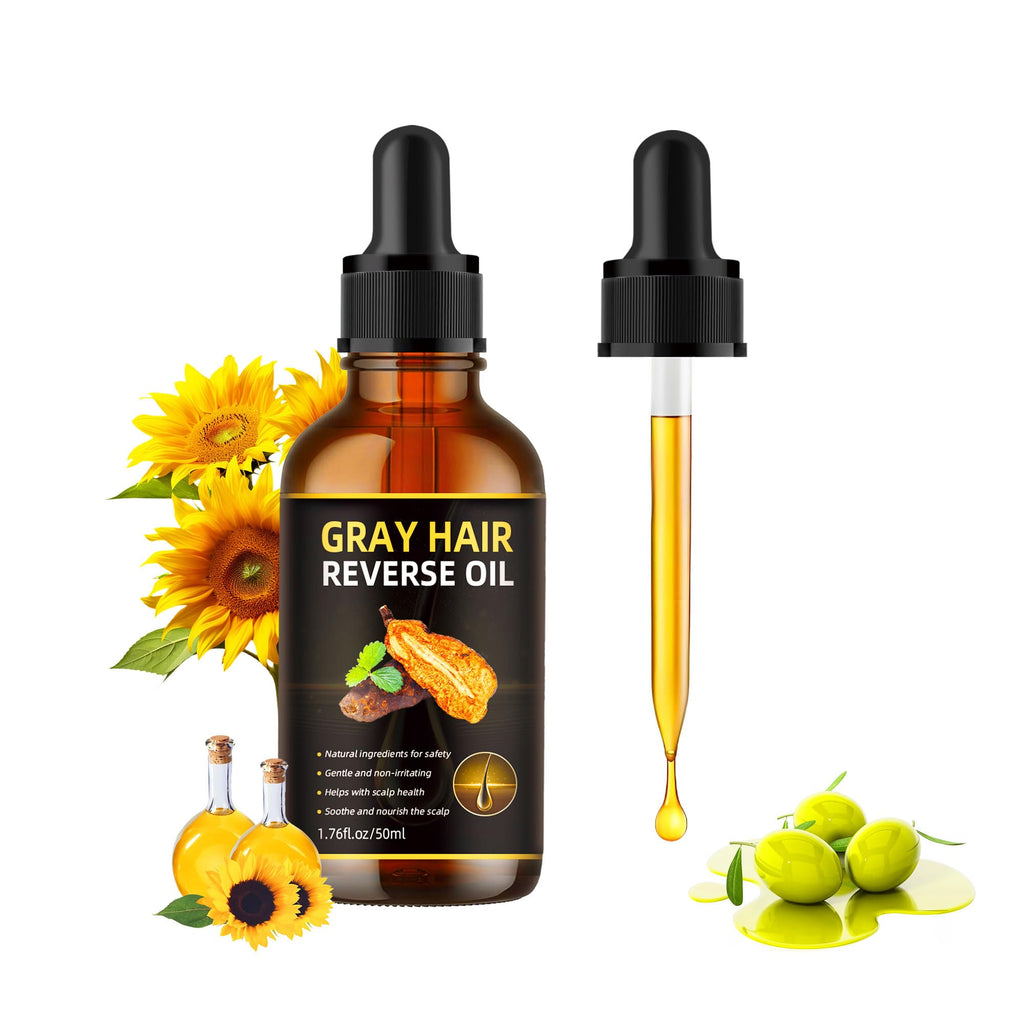 Jiaoming Gray Hair Reverse Oil with Usman Grass & Polygonum Multiflorum – Scalp Care