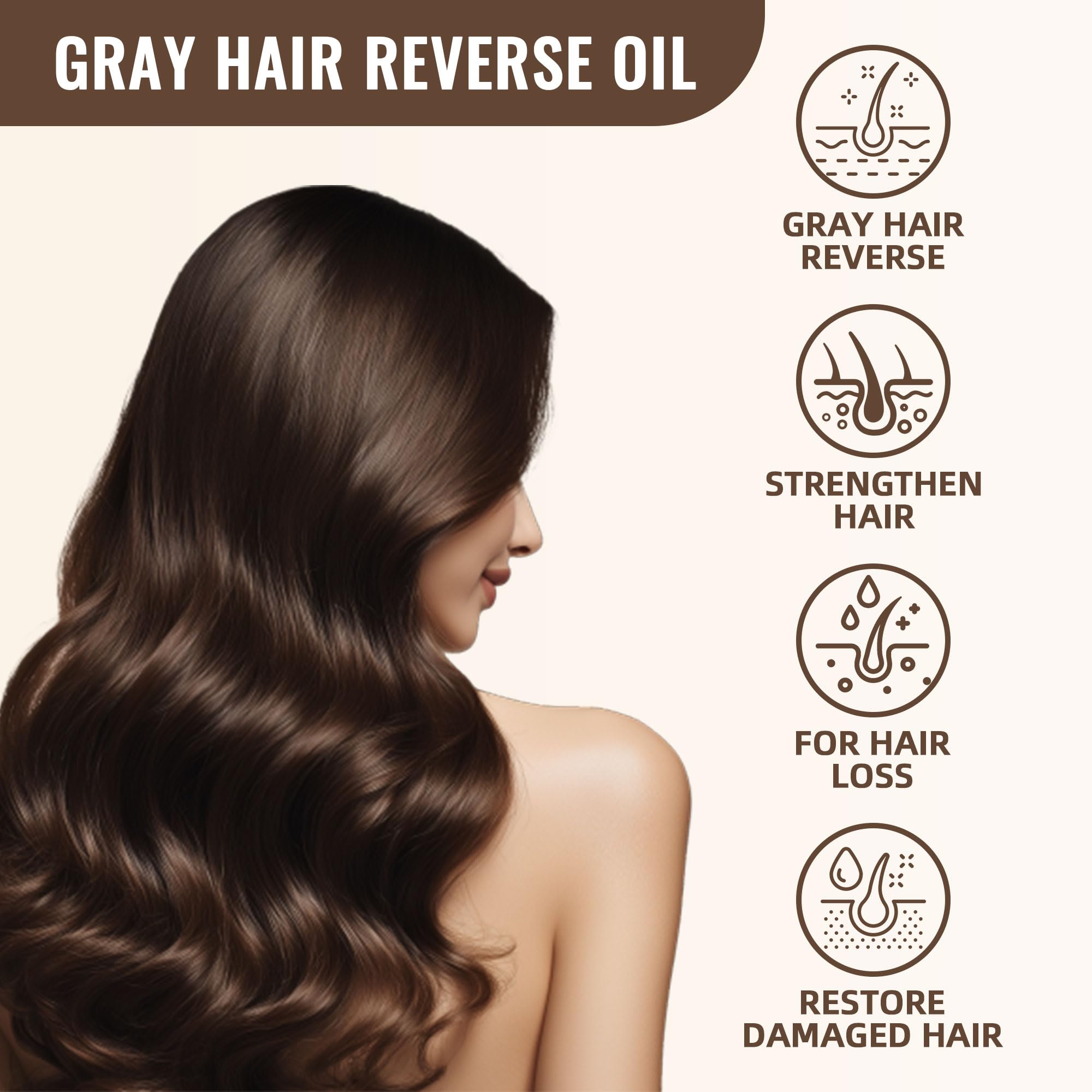 Jiaoming Gray Hair Reverse Oil with Usman Grass & Polygonum Multiflorum – Scalp Care
