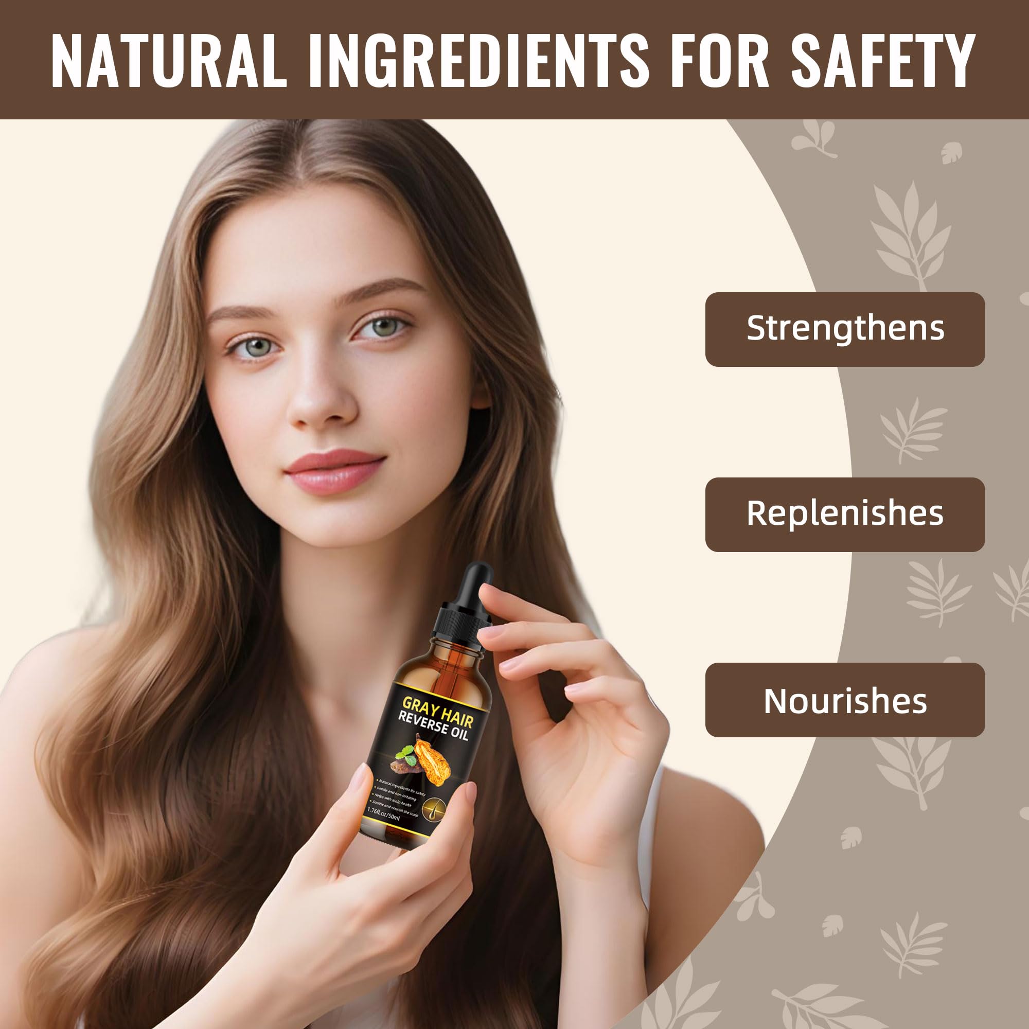 Jiaoming Gray Hair Reverse Oil with Usman Grass & Polygonum Multiflorum – Scalp Care
