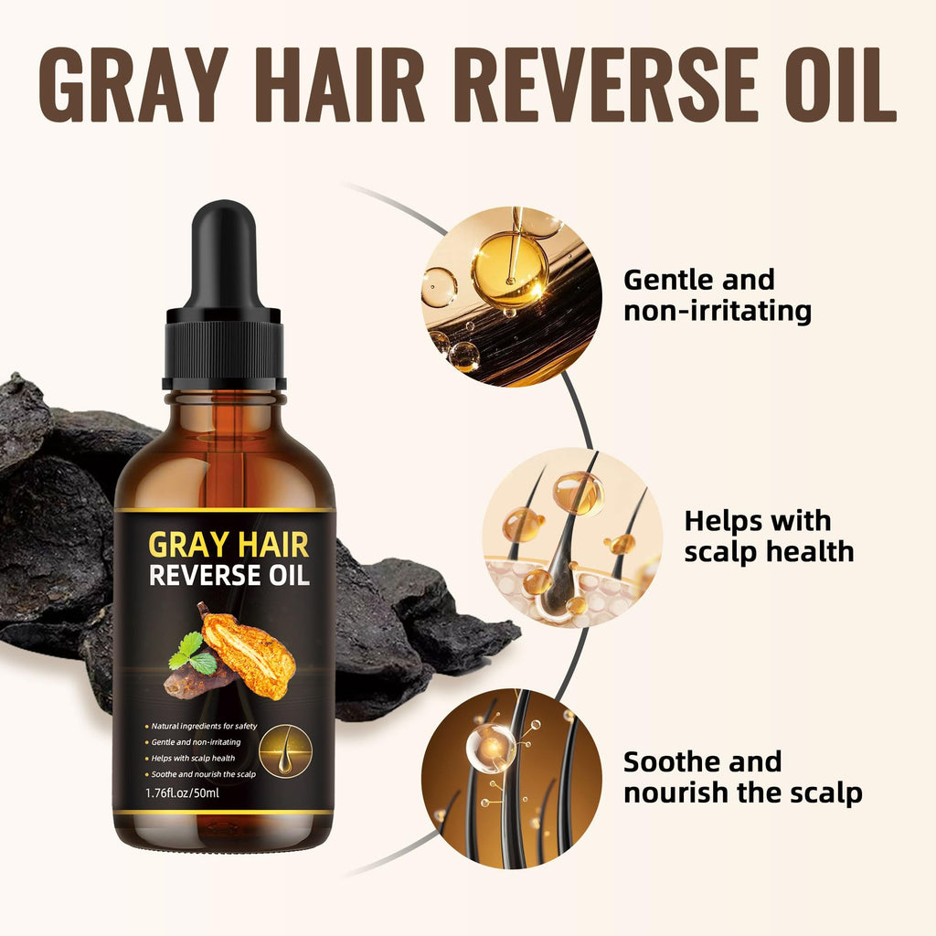 Jiaoming Gray Hair Reverse Oil with Usman Grass & Polygonum Multiflorum – Scalp Care