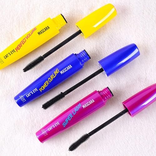 Jigott Cat's Eye Perfect Volume Mascara – Long Lashes, Glamorous Look (0.42 oz / 12 g)