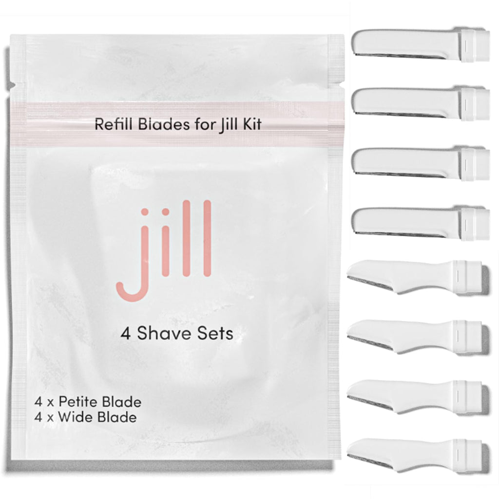 Jill Dermaplane Razor Refills for Women – 8 Blades for V1 Dermaplaner