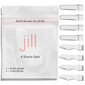 Jill Dermaplane Razor Refills for Women – 8 Blades for V1 Dermaplaner