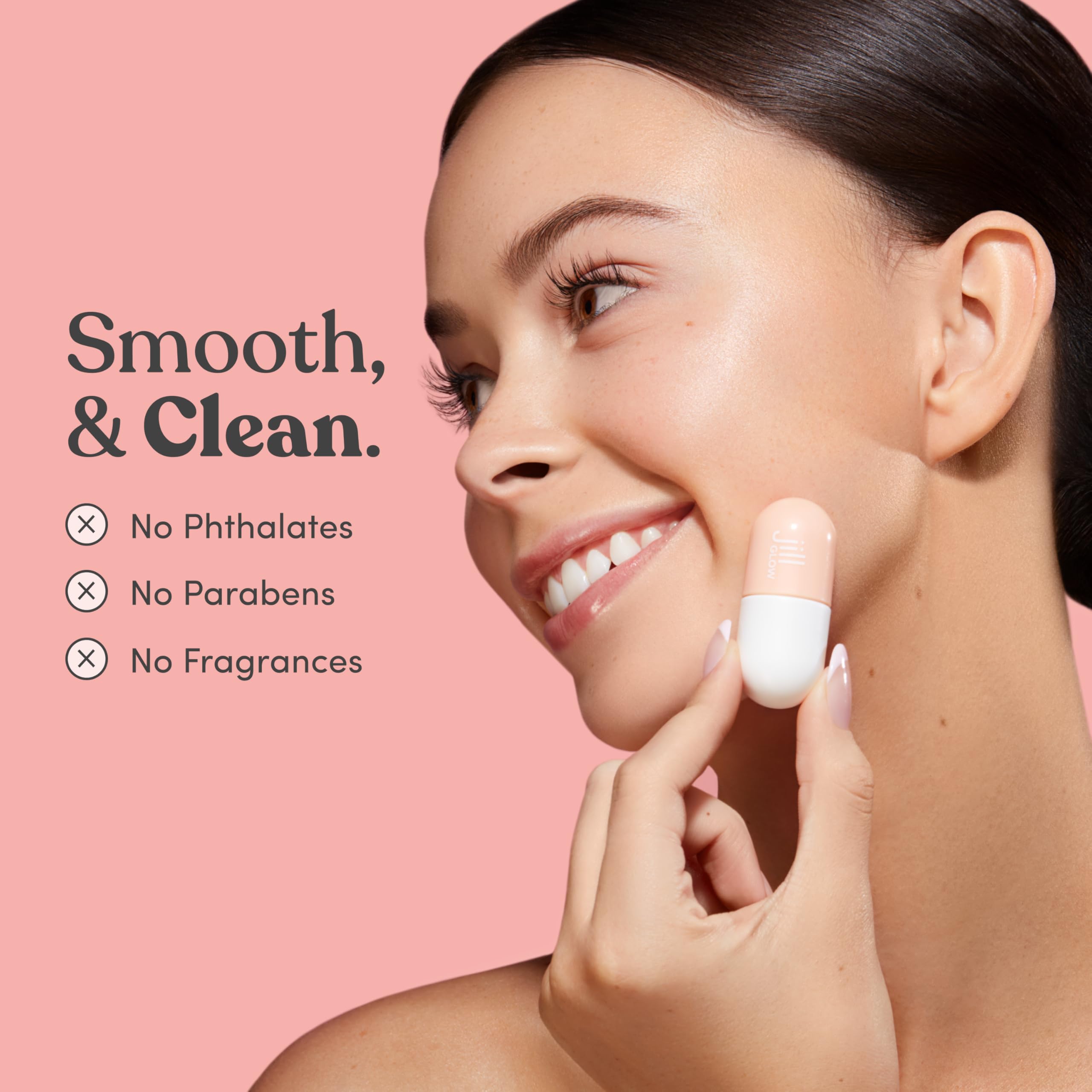 JILL Glow After Shave Cream for Face – Post-Shave Moisturizer (4x0.2oz)