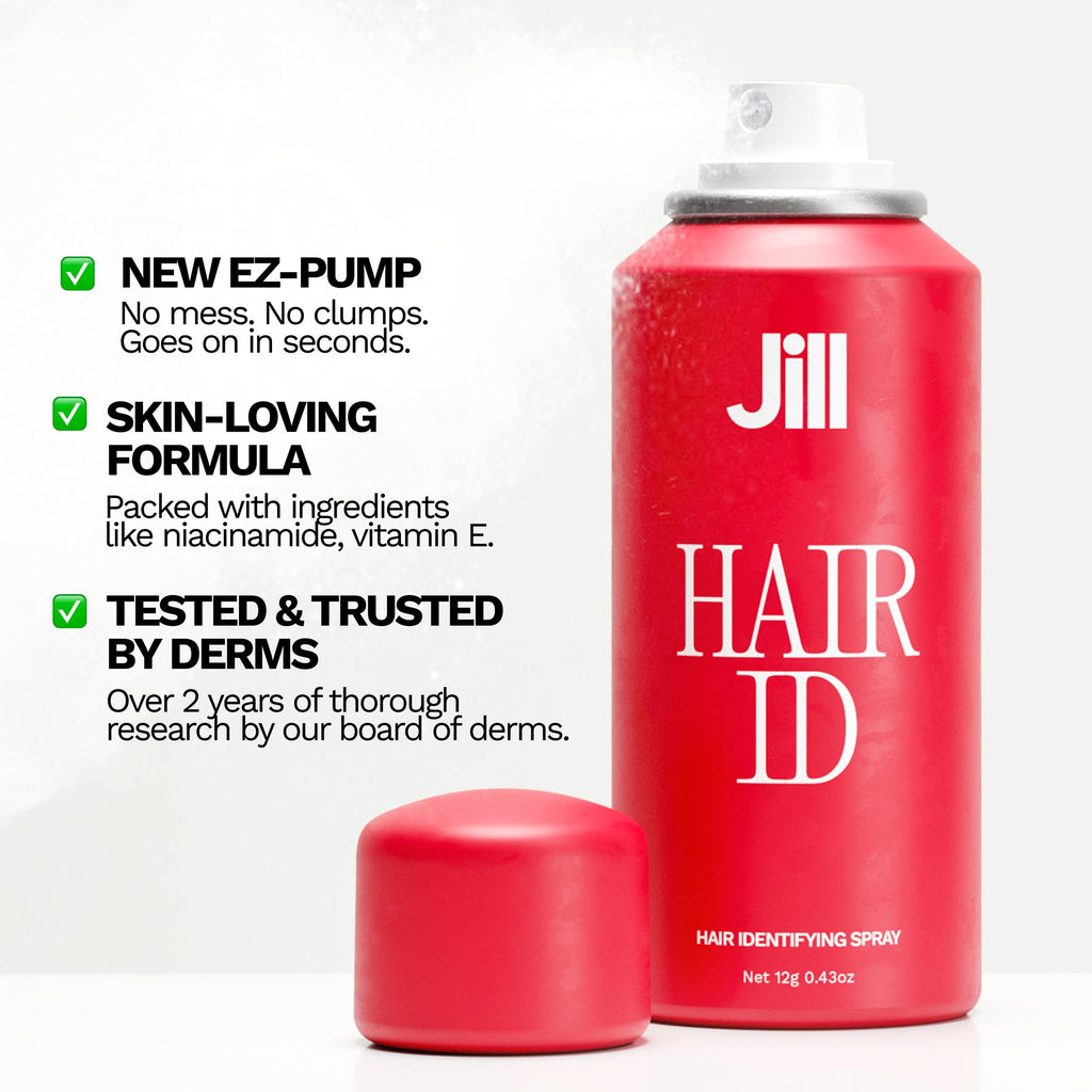 Jill Hair Identifying Spray – Dermaplaning & Facial Hair Prep Mist for Women, 2 fl oz