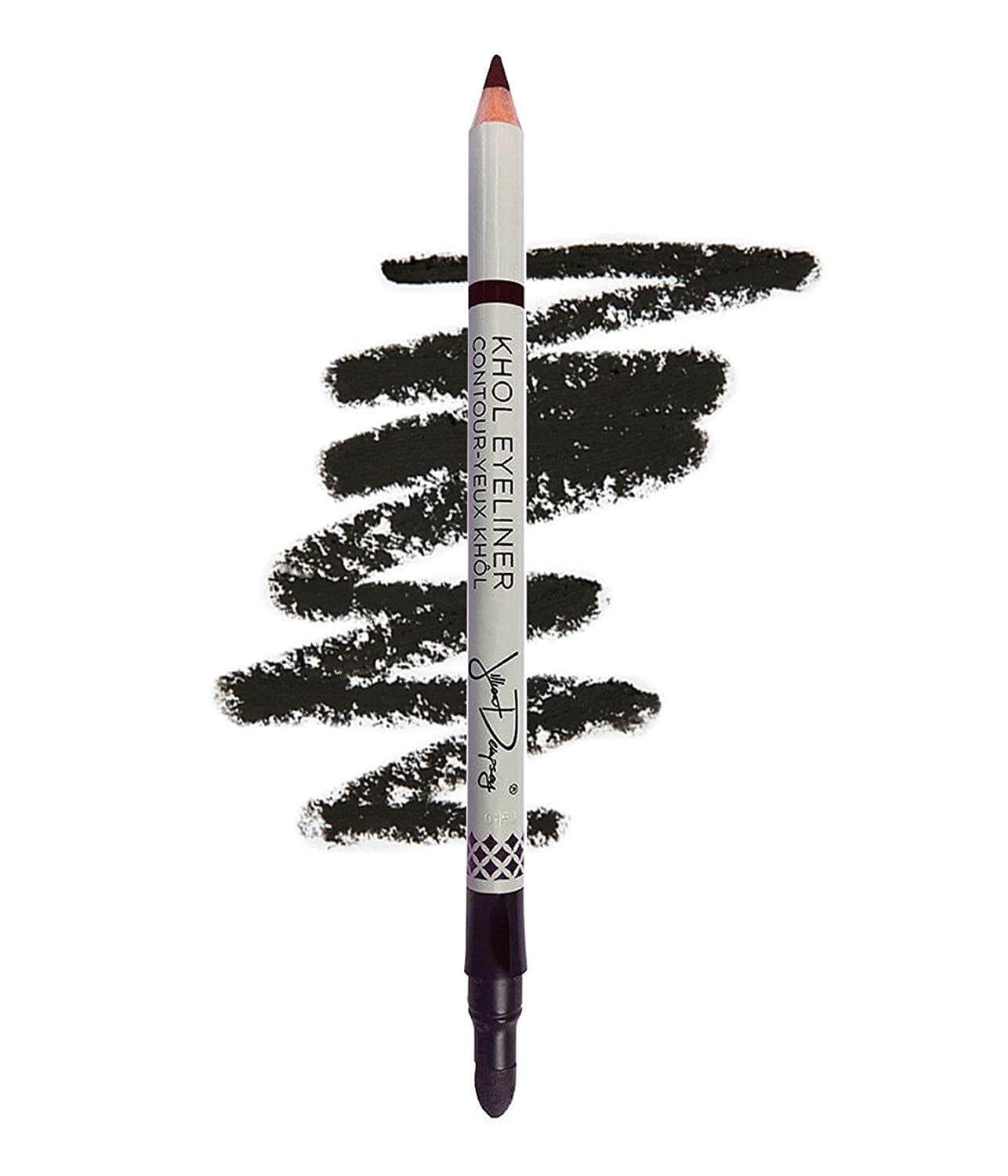 Jillian Dempsey Khol Eyeliner – Waterproof Pencil with Built-In Smudger, Rich Pigment