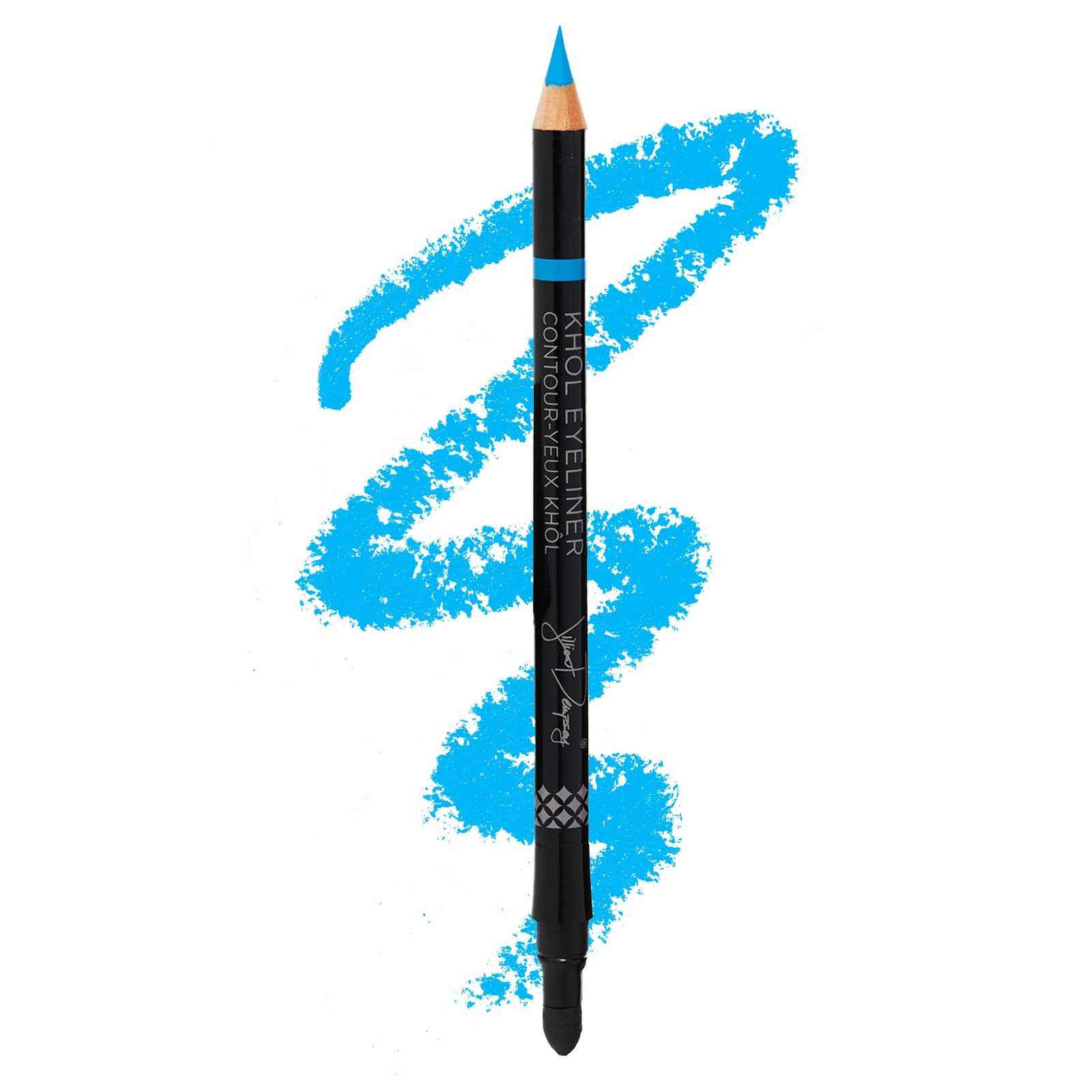 Jillian Dempsey Khol Eyeliner – Waterproof Pencil with Built-In Smudger in Chimpy Blue | Clean, Cruelty-Free