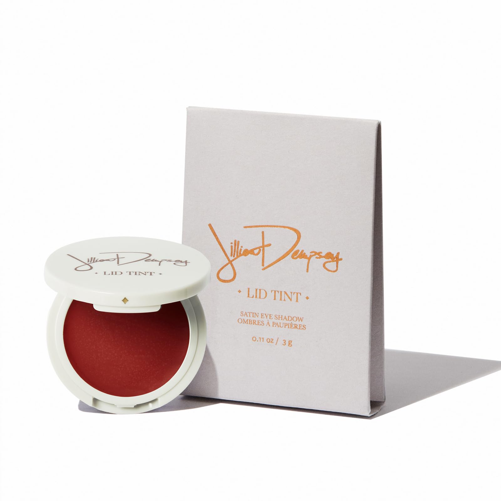 Jillian Dempsey Lid Tint Ruby – Satin-Cream Eyeshadow with Easy, Mistake-Proof Application