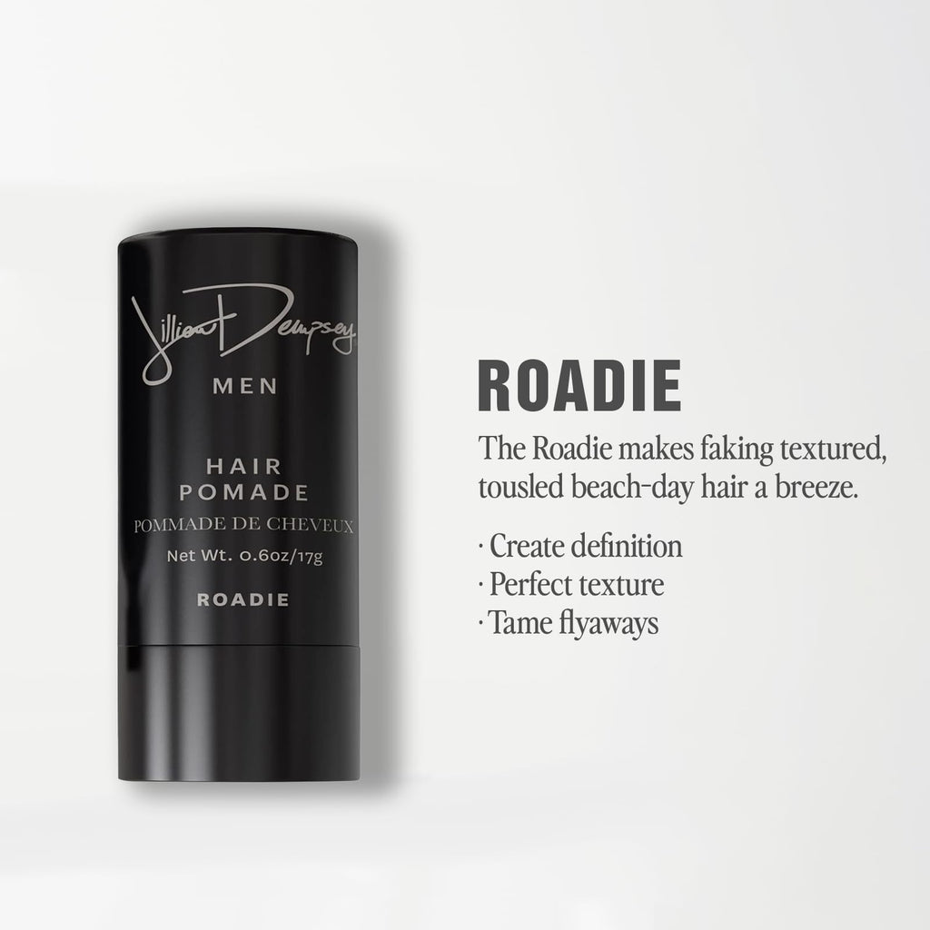 Jillian Dempsey Roadie Hair Pomade – Medium Hold Styling Stick for Textured, Tousled Hair | Vegan & Clean Beauty