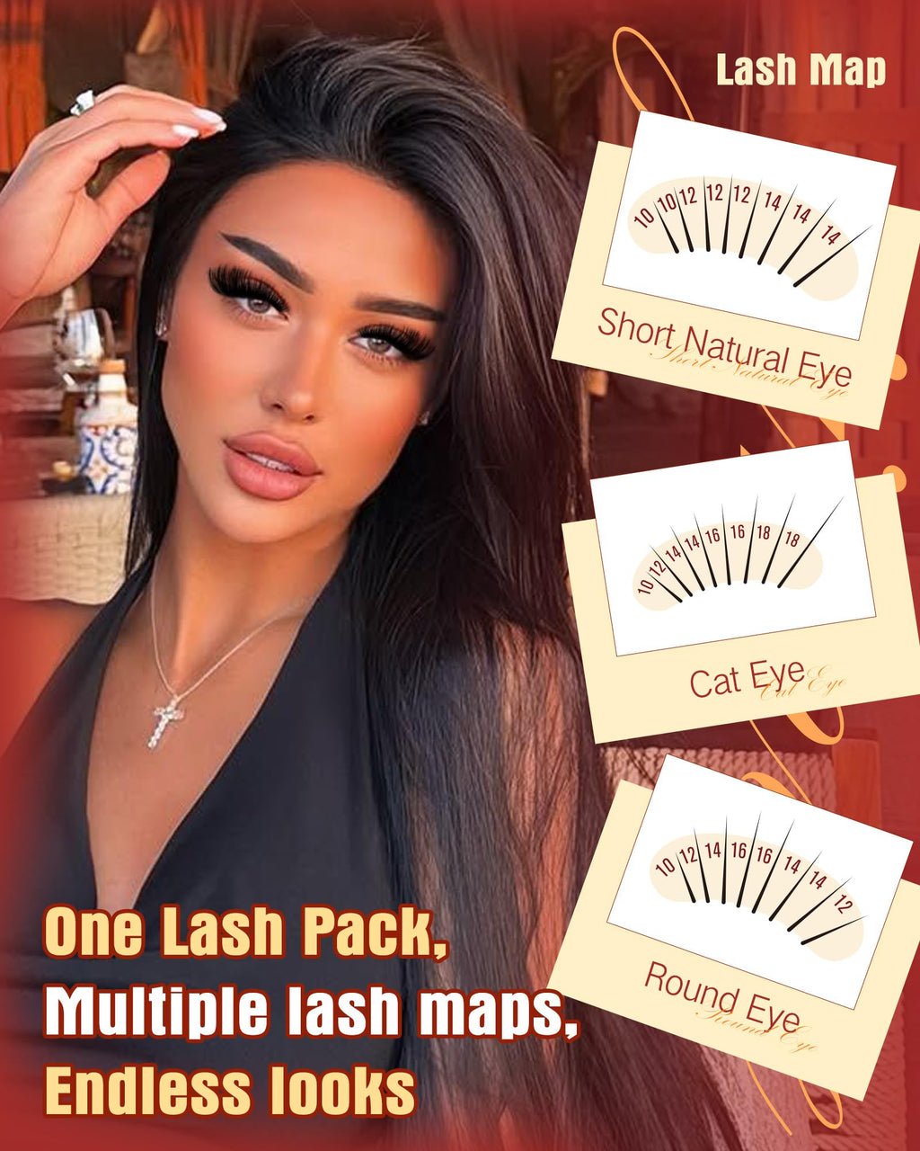 JIMIRE Fluffy Lash Clusters Kit 200D D-Curl – DIY Lash Extensions (10-18mm) with Bond & Seal