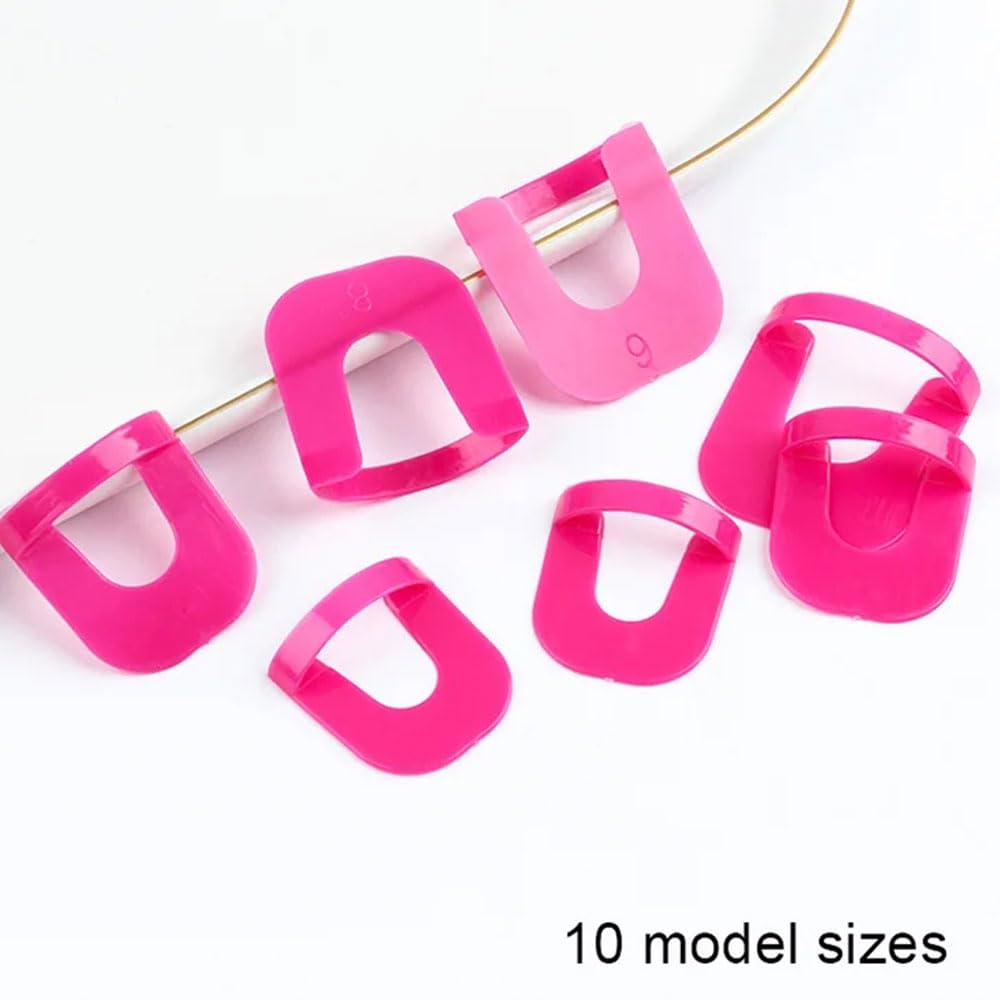 JINOARC 52-Piece Nail Polish Clip Set | Anti Overflow Shields