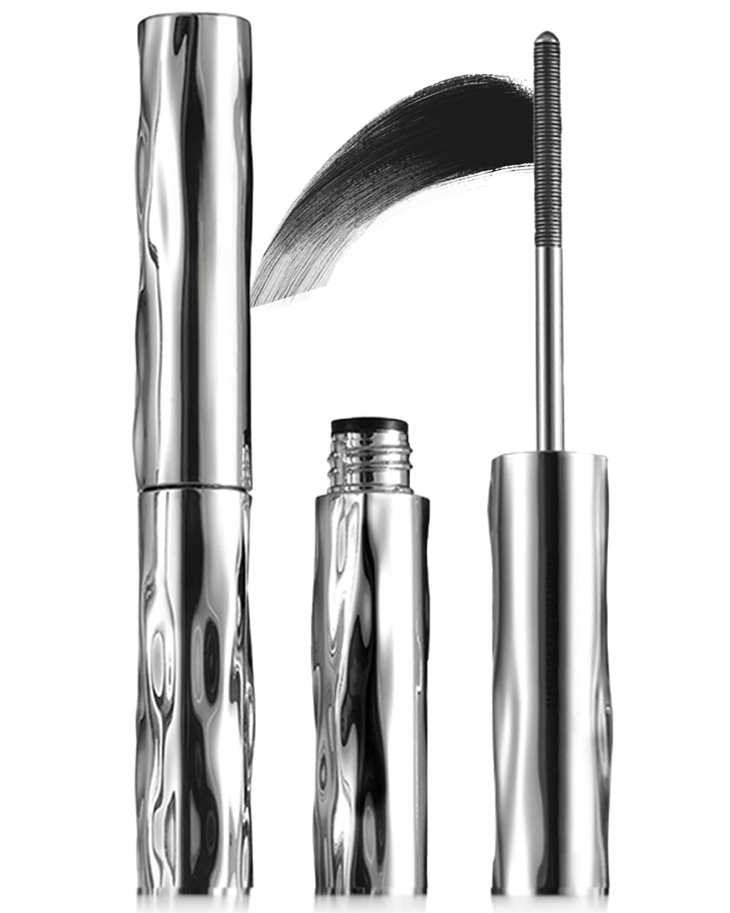 Jiodama 2026 New Iron Wand Mascara – Waterproof, Long-Lasting, 3D Curl, Telescopic Tubing, Liquid Lash Extensions Effect