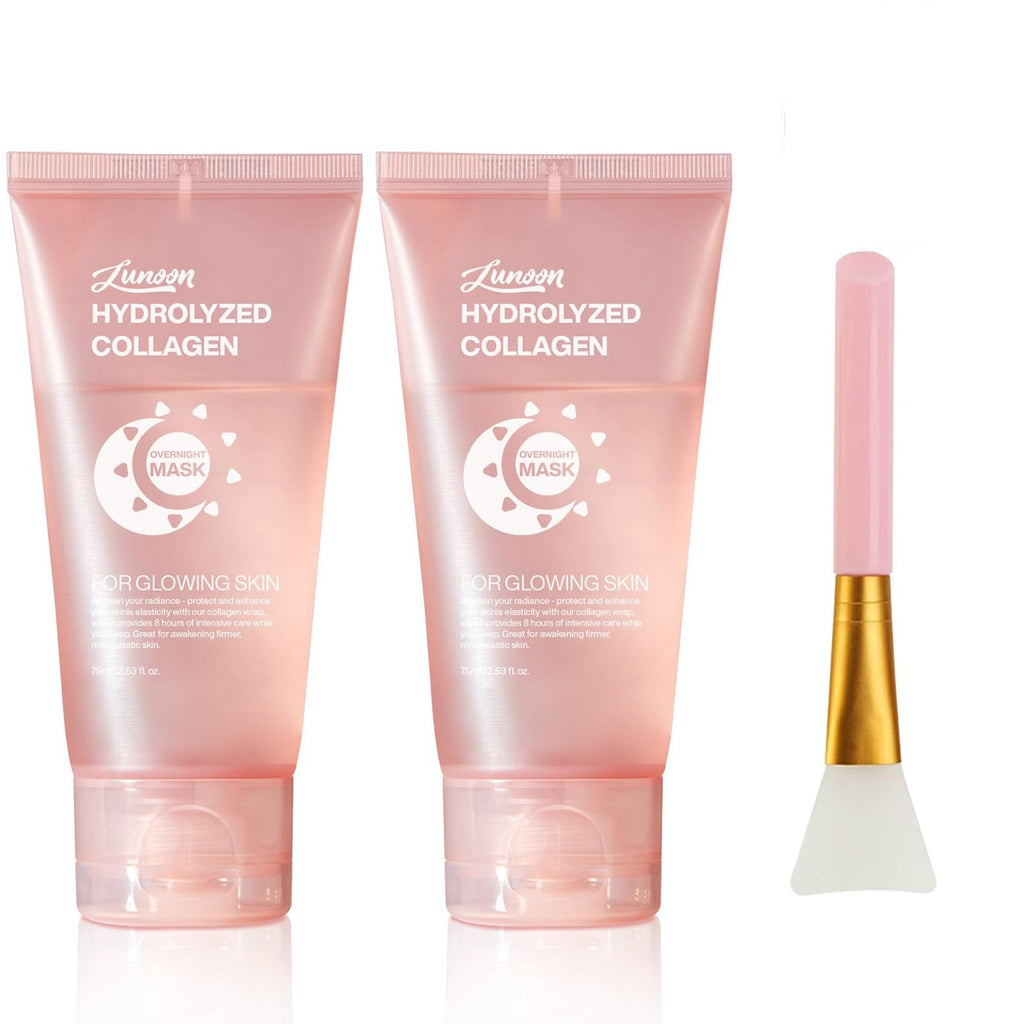 JISKG Collagen Night Wrapping Mask – 2 Pcs for Hydration & Elasticity