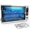 JJ CARE UV Sterilizer 8L | 99% Killing Efficiency, LED Timer, Tabletop Cabinet