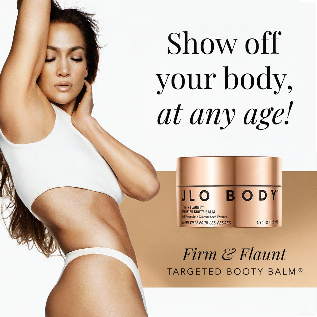 JLO BEAUTY Booty Balm – Skin Firming Cream for Butt, Hips, Thighs & Arms, 4.2 oz