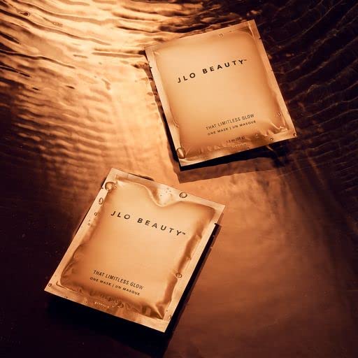 JLO BEAUTY Face Mask – 2-Piece Hydrating Sheet Masks with Glow Serum (3-Pack)