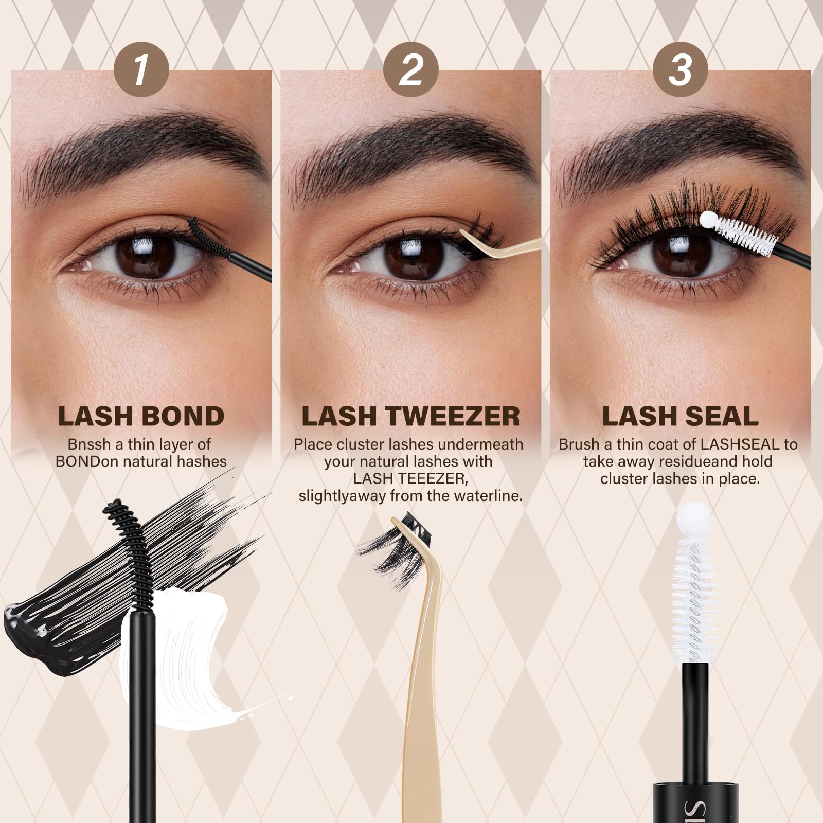 JMS&JMS Flora Lash Extension 156Pcs CC Curl Wispy Clusters