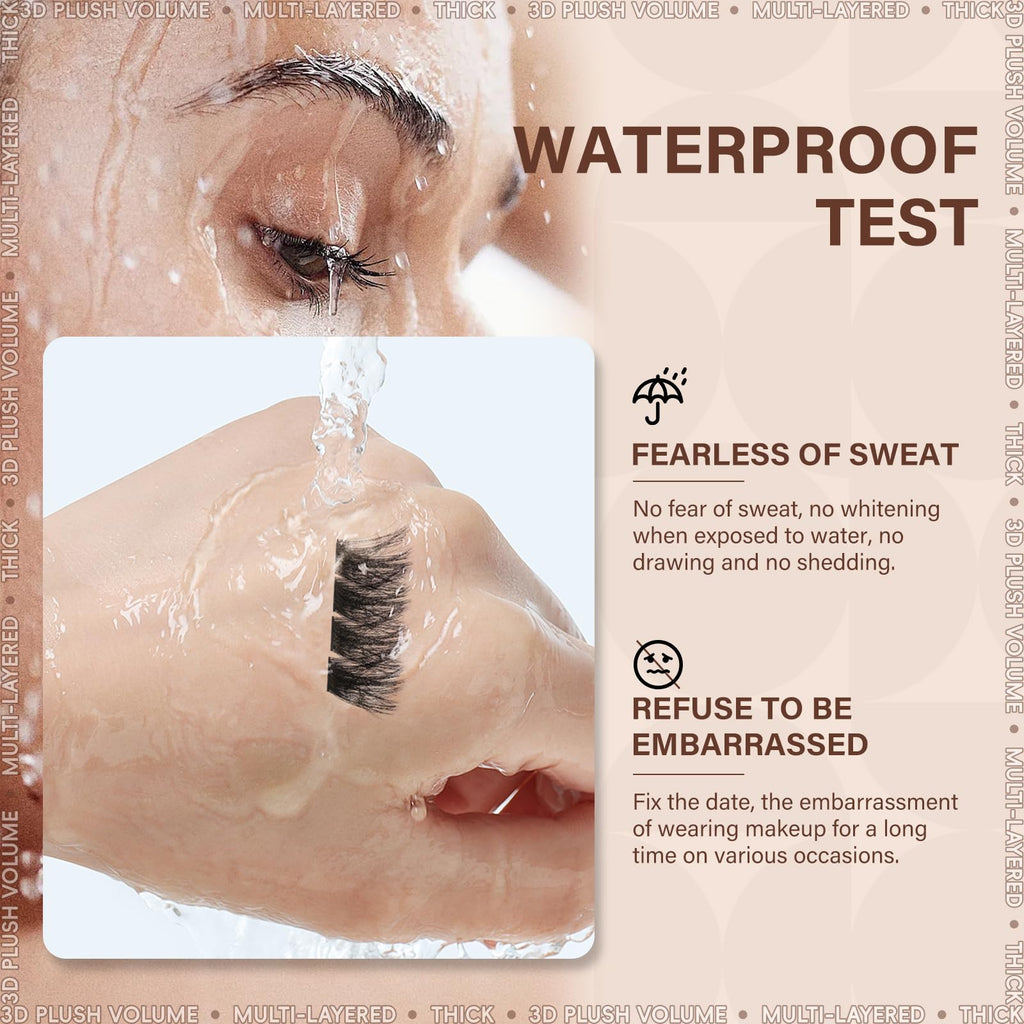 JMS&JMS Lash Clusters Kit: 100D+200D Thick 3D-Effect Lashes | DIY Volume Kit (10–18mm)