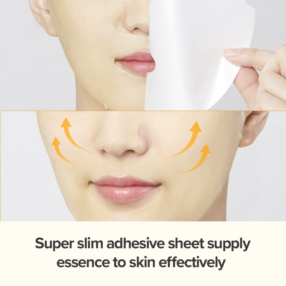 JMsolution Honey Royal Propolis Ampoule Mask — Rich Moisture & Nutrition for All Skin Types (10 Sheets)