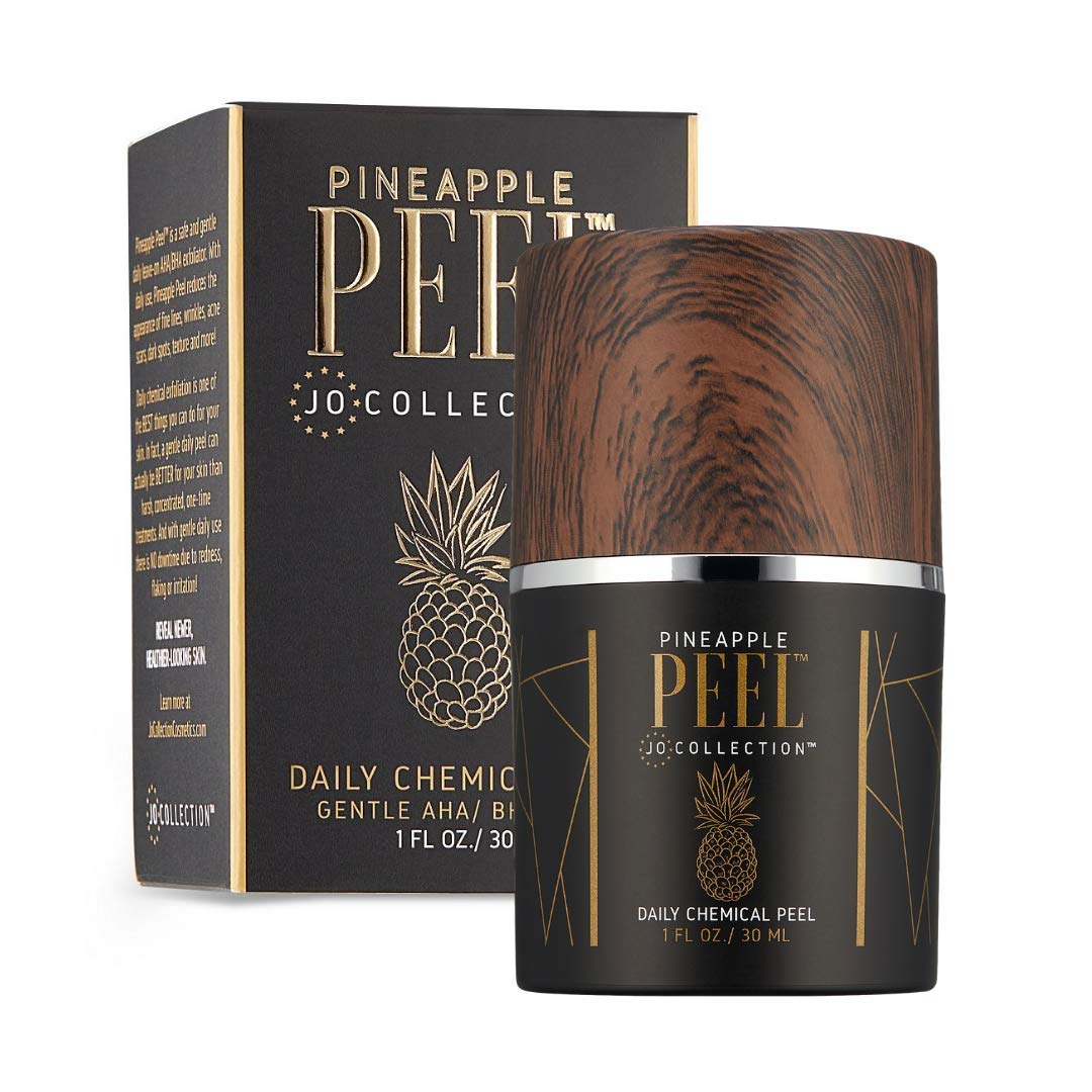 JO COLLECTION Pineapple Peel Leave-On Night Serum – AHA/BHA with Retinol & Salicylic Acid (1 oz)