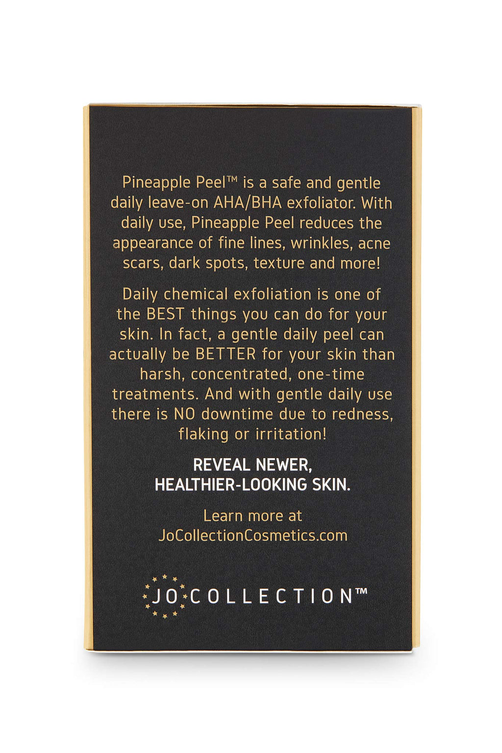JO COLLECTION Pineapple Peel Leave-On Night Serum – AHA/BHA with Retinol & Salicylic Acid (1 oz)