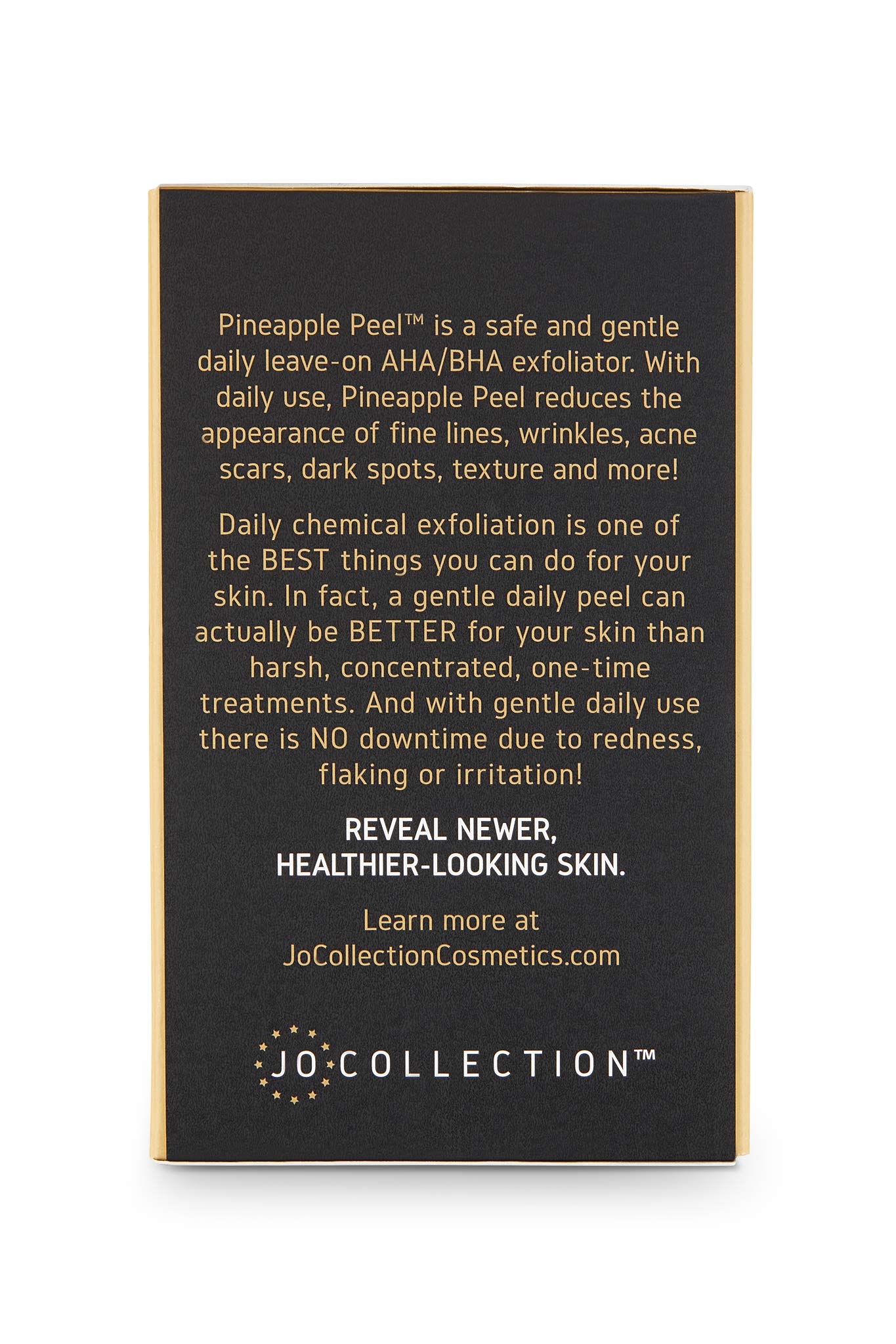 JO COLLECTION Pineapple Peel Leave-On Night Serum – AHA/BHA with Retinol & Salicylic Acid (1 oz)