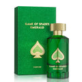 Jo Milano Game of Spades Emerald Parfum Spray | 3.4 oz / 100 ml | Unisex Citrus-Ginger Musk Fragrance