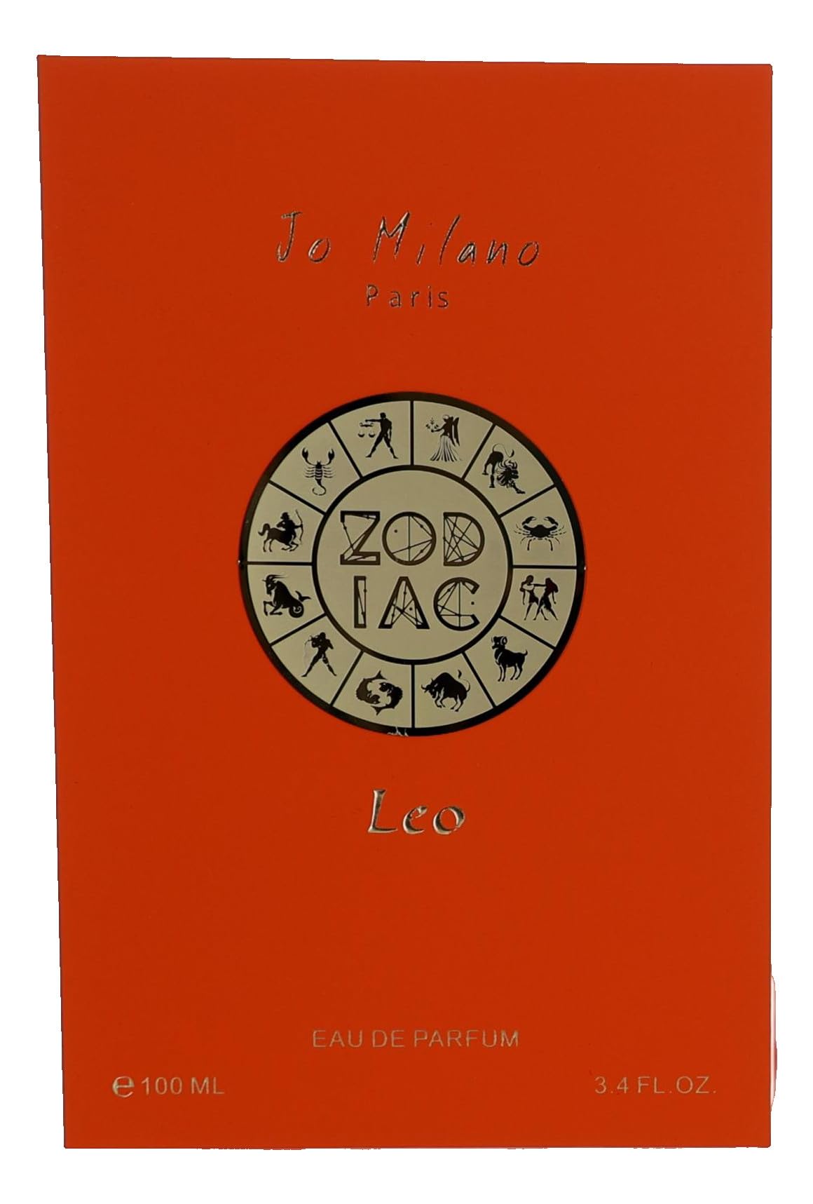Jo Milano Paris Zodiac LEO Eau de Parfum – 100 ml, Orange & Gold