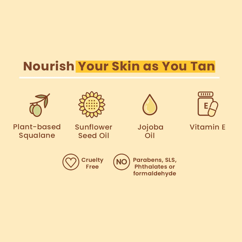 JOAH Self Tanner Drops – Sun & Seoul Golden Daze for Face & Body (Light/Medium, 30ml)